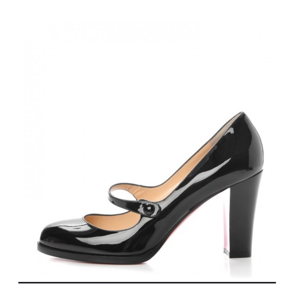 COPY - Christian Louboutin Patent Top Street 85 Mary Jane Pumps